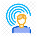 Male Hearing Sense  Icon