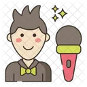Male Host Show Host Show Hosting Icon