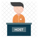 Male hosts  Icon