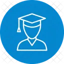 Etudiant De Sexe Masculin Icône