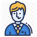 Male Man Smart Icon