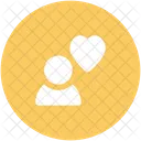 Male Avatar Heart Icon