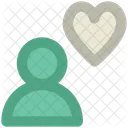 Male Avatar Heart Icon