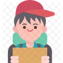 Male Hitchhiking Travel Icon