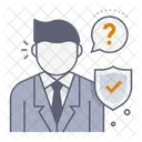 Male insurance agent  Icon
