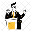 Male Lawyer Attorney Advocate Icon