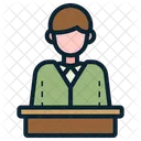 Male Lecturer  Icon