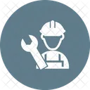 Male Mechanic  Icon
