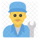 Repairman Serviceman Technician Icon