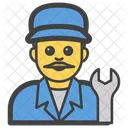 Repairman Serviceman Technician Icon