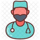 Male Nurse Male Staff Health Care Icon
