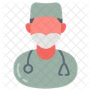 Male Nurse Male Staff Health Care Icon