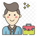 Male Outreach Manager  Icon