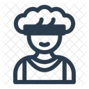 Male padel player  Icon