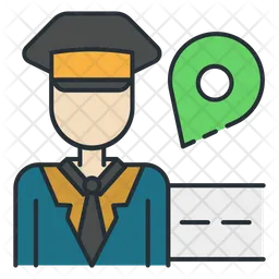 Male Pilot  Icon