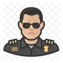Male Police Officer  Icon