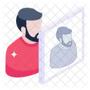 Male Portrait  Icon