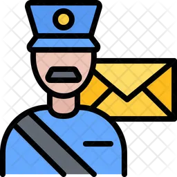Male Postman  Icon