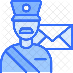 Male Postman  Icon