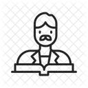 Male Professor  Icon