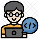 Male Programmer Programmer Software Developer Icon