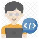 Male Programmer Programmer Software Developer Icon