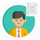 Male Project Manager  Icon