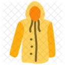 Male Raincoat Raincoat Weather Icon