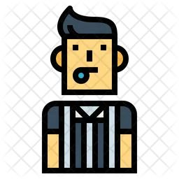 Male Referee  Icon