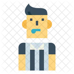 Male Referee  Icon