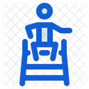 Badminton Referee Tennis Referee High Chain Icon