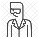 Male researcher  Icon