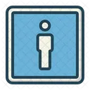 Male Restroom Toilet Icon