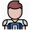 Male Rugby Player  Icon