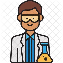 Male Scientist  Icon