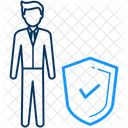 Male Security Administrator  Icon