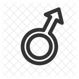 Male sex sign  Icon