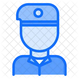 Male Soldier  Icon