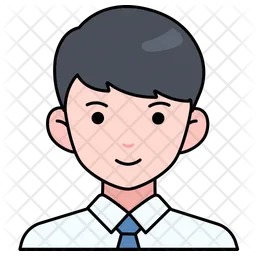Male Student  Icon