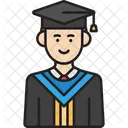 Male Student Graduate  アイコン