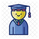 Male Student Graduation Hat アイコン
