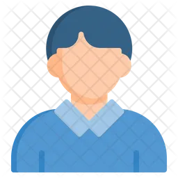 Male Student  Icon