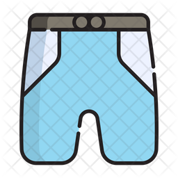 Male Swimsuit Icon - Download in Colored Outline Style