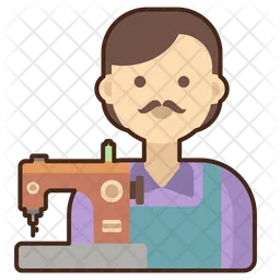 Male Tailor  Icon