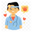 Male veterinarian  Icon