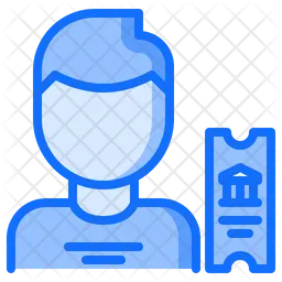 Male Visitor  Icon