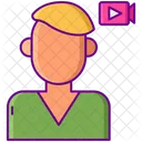 Male Vlogger Icon
