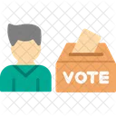 Male Vote Icon
