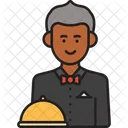 Male Waiter  Icon