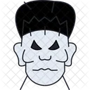 Male Zombie Spooky Halloween Icon